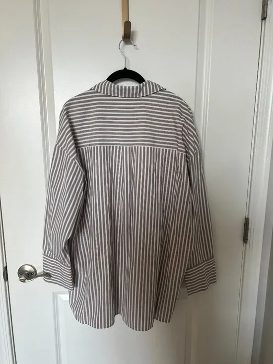 4th and Reckless, Casual Button Up Blouse, 1X - Picture 7 of 16